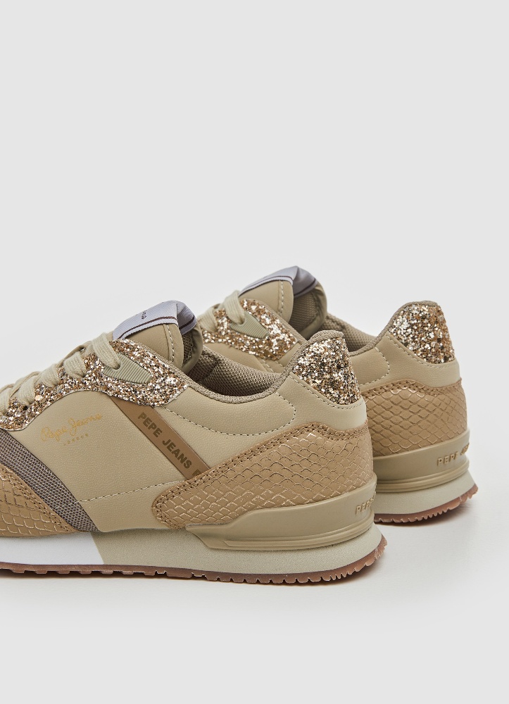 Scarpe Da Ginnastica Donna Pepe Jeans London Smart W - Sneaker Running Con Suola EVA Bicolore