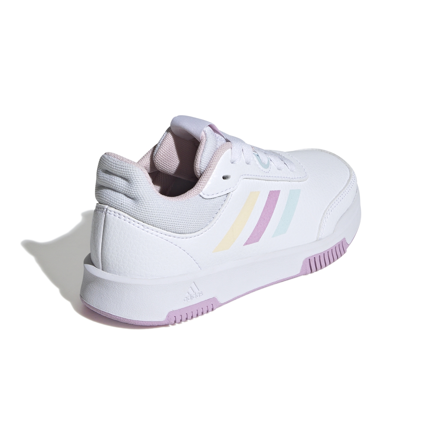 Zapatillas De Tenis Adidas Tensaur Sport Para Niña – Cierre De Doble Tirón, Blanco/Rosa, Transpirables Y Duraderas