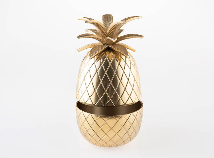 PIÑA DORADA METAL L