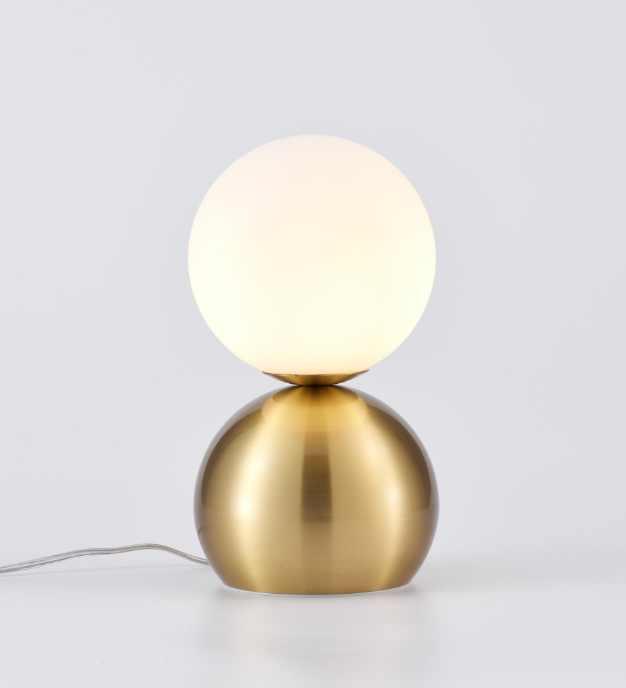 LAMPRA DE MESA RIPLEY HOME GOLD FOCO METAL - 2