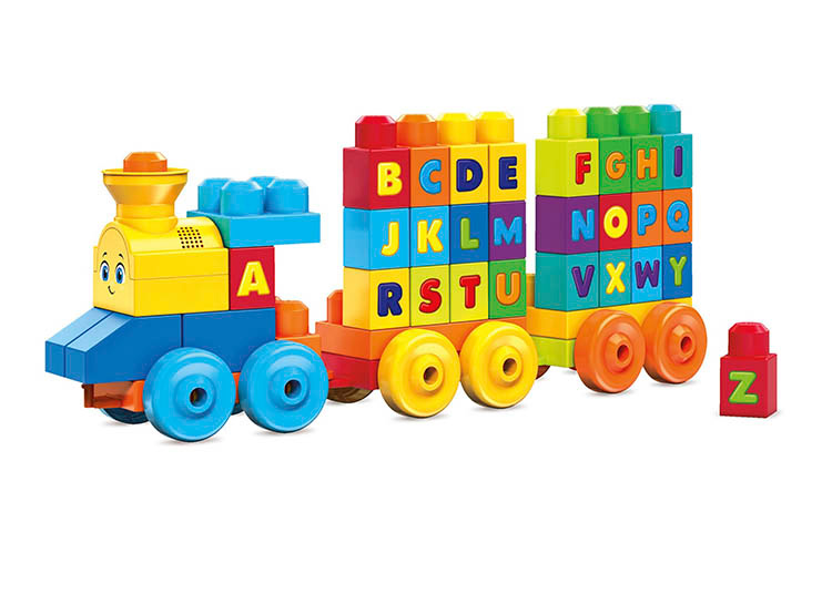 BLOQUES CONSTRUCCIÓN MEGA BLOKS PRESCHOOL ABC TREN APRENDIZAJE FWK22 - 2