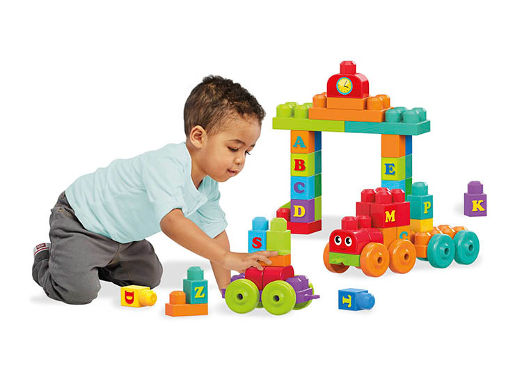 BLOQUES CONSTRUCCIÓN MEGA BLOKS PRESCHOOL ABC TREN APRENDIZAJE FWK22 - 3