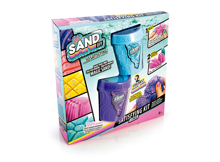 Canal Toys So DIY – So Sand Maxi Baril – Sable Magique à Fabriquer Soi-même – Effet ASMR – Dès 6 Ans