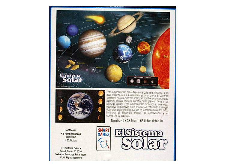 JUEGO DE MESA RONDA SISTEMA SOLAR SMART GAMES