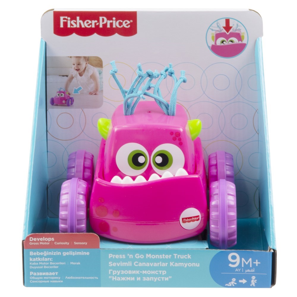 JUGUETE FISHER PRICE MONSTRO PRESIONA PERSIGUE PADRE DRG16 - 2