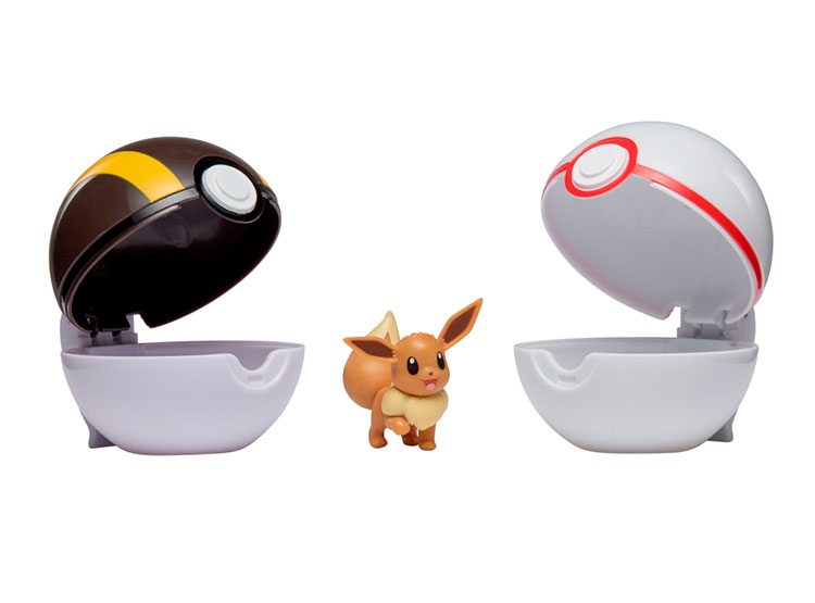 SET DE BANDOLERA CON POKEBOLA Y FIGURA POKEMON - MODELO ALEATORIO - 2