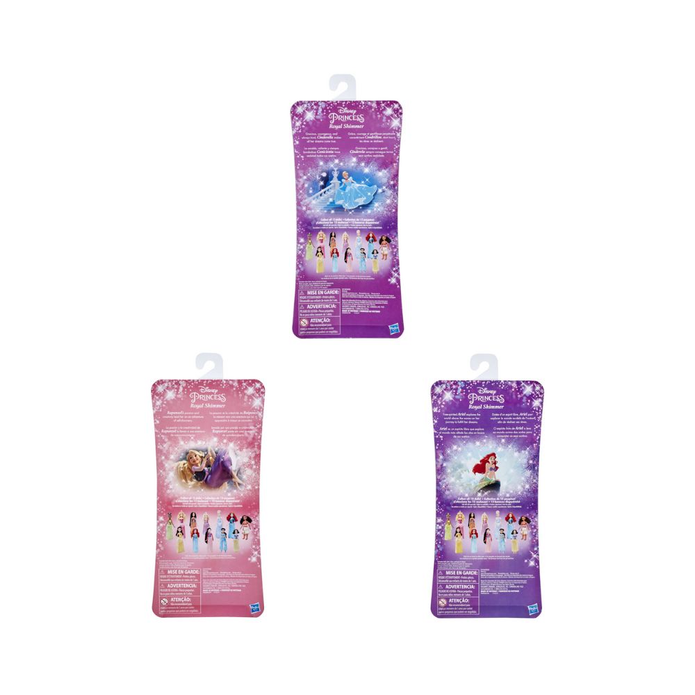 MUÑECA DISNEY PRINCESS ROYAL SHIMMER SURTIDO - 3