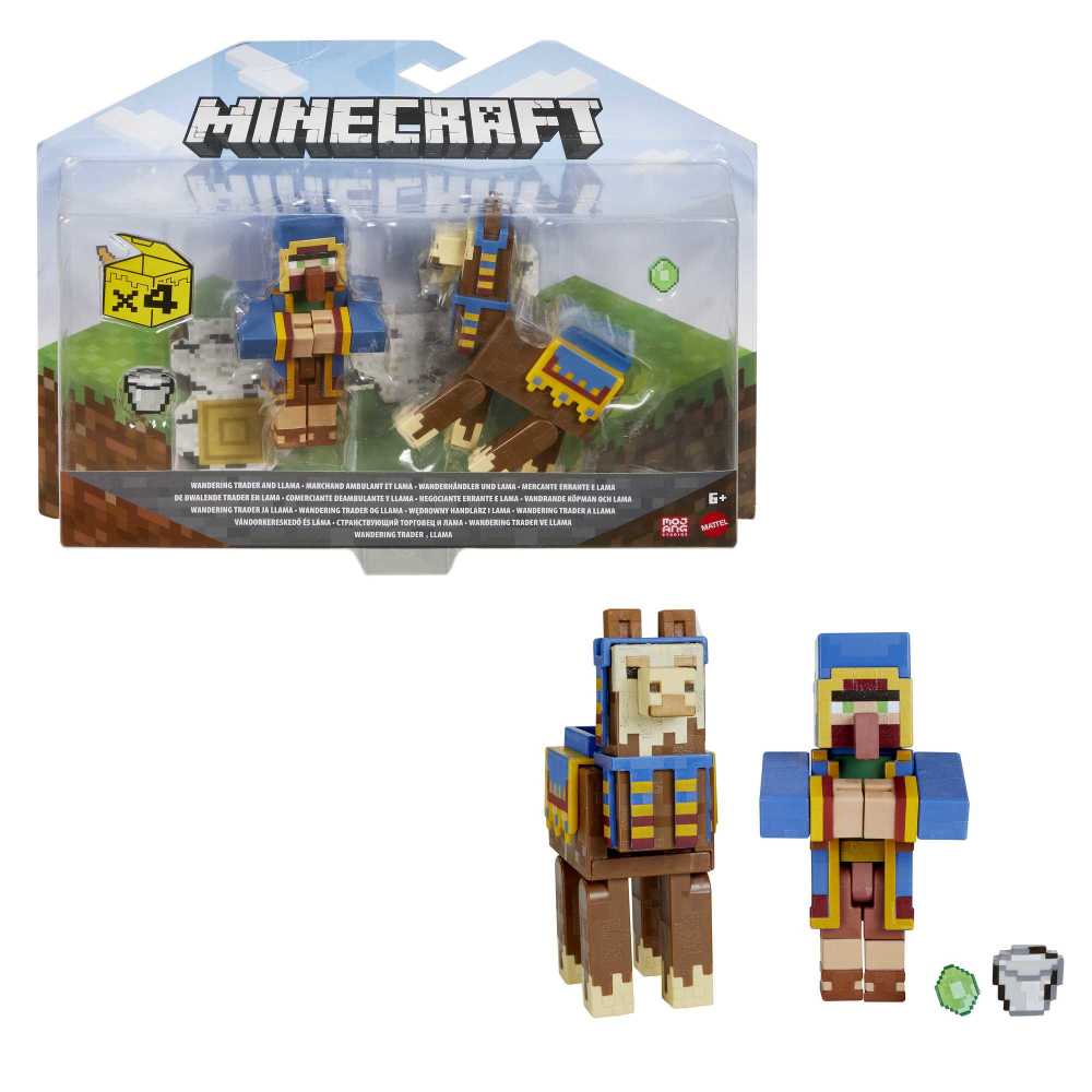 FIGURA MINECRAFT CORE 3.25 C CRAFTING 2-PACK GTT53 - 1