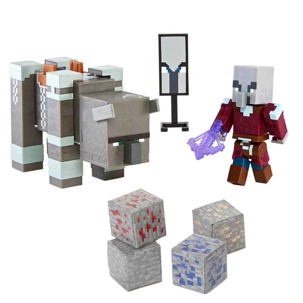 FIGURA MINECRAFT CORE 3.25 C CRAFTING 2-PACK GTT53 - 1