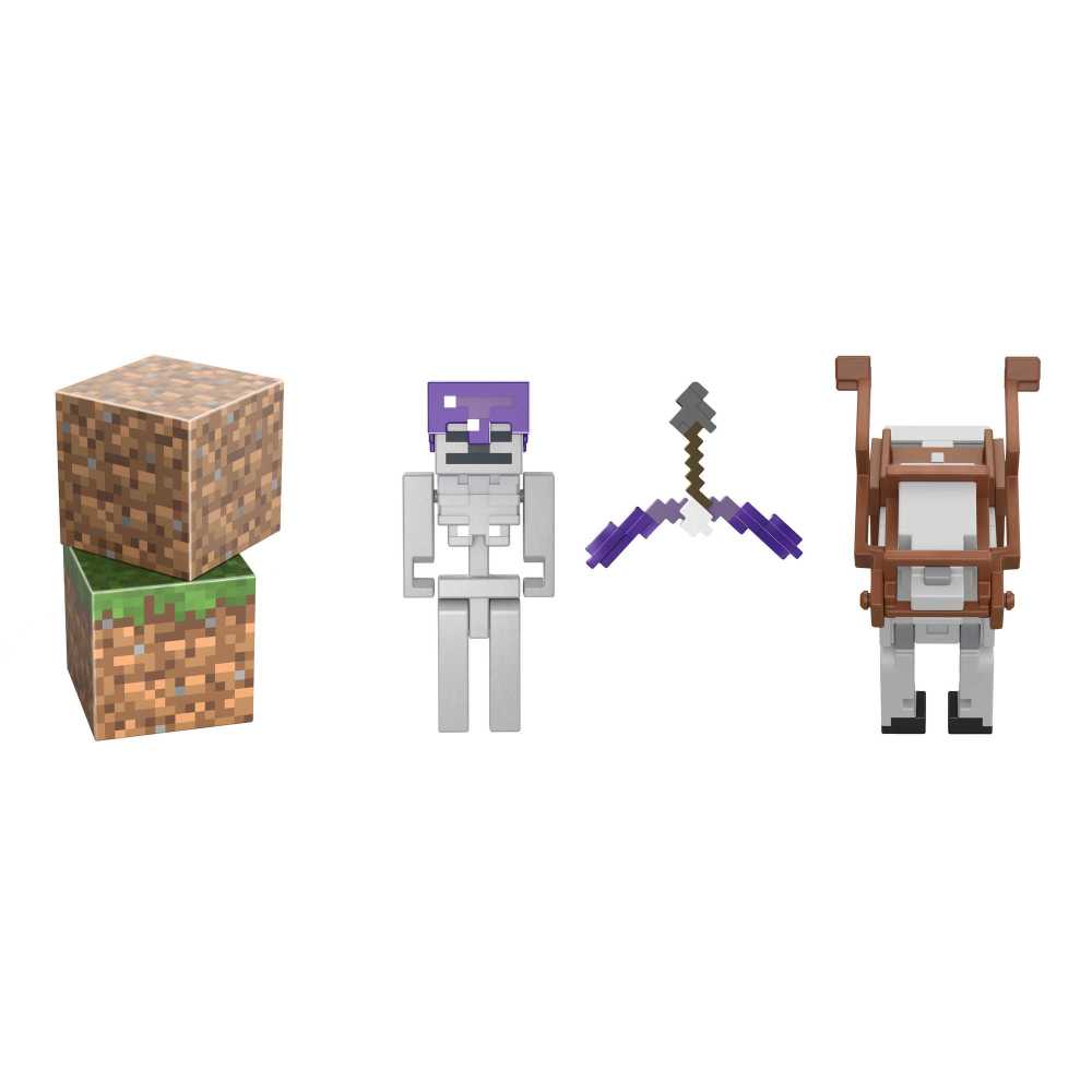 FIGURA MINECRAFT CORE 3.25 C CRAFTING 2-PACK GTT53 - 1