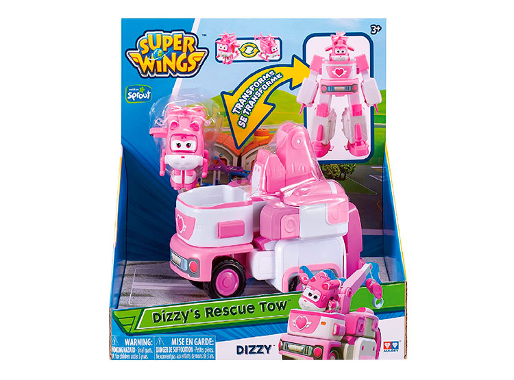 VEHÍCULO TRANSFORMABLE SUPER WINGS DIZZY - 3