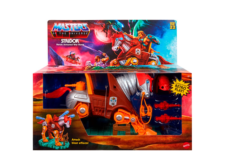 Masters Of The Universe – Set Veicolo E Figura: Stridor E Creatura – Giocattolo Per Bambini 4+ Anni, Altezza Figura 14 Cm - 2