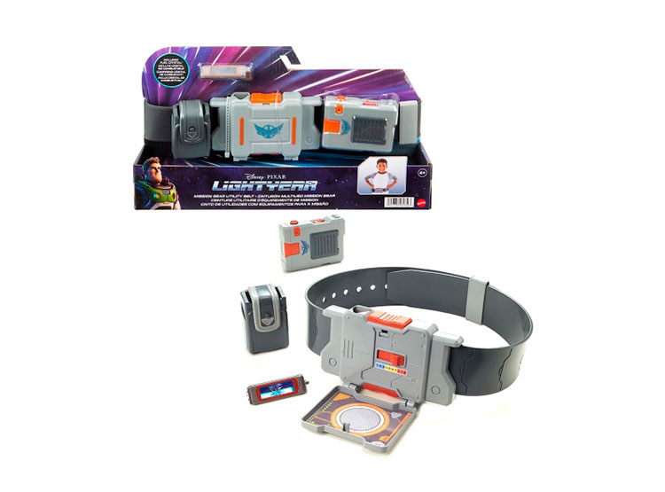 FIGURA DE ACCION TOY STORY HHJ57 DISNEY PIXAR LIGHTYEAR CINTURON BUZZ - 1