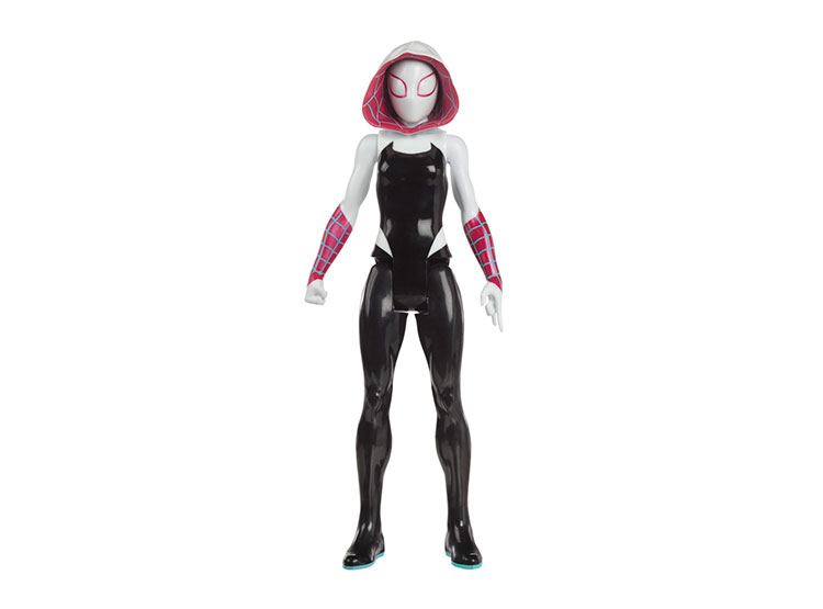 Hasbro Marvel Titan Series – Figura De Acción De Spider Fantasma, 30 Cm, 11 Puntos De Articulación