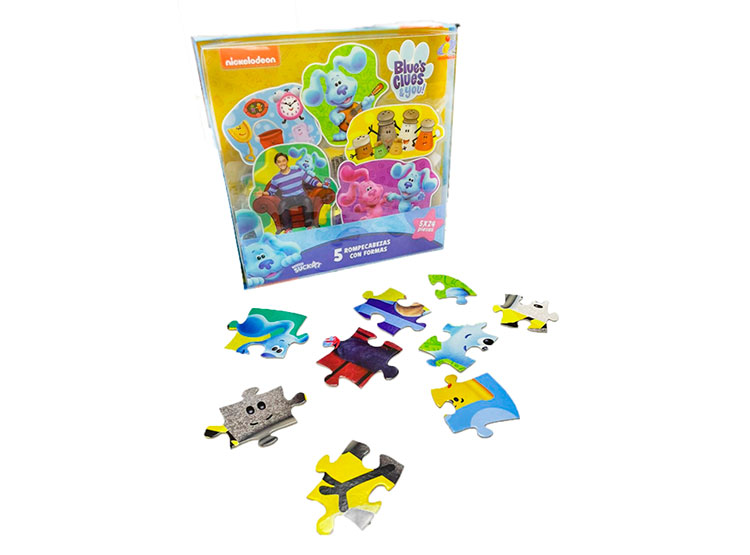 Puzzle In Schiuma Blue's Clues – 25 Pezzi Morbidi – Gioco Educativo Per Bambini 4+ Anni