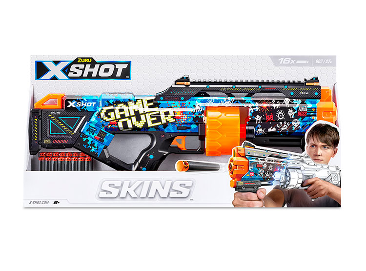 LANZADOR DE DARDOS SKINS LAST STAND X-SHOT - 1