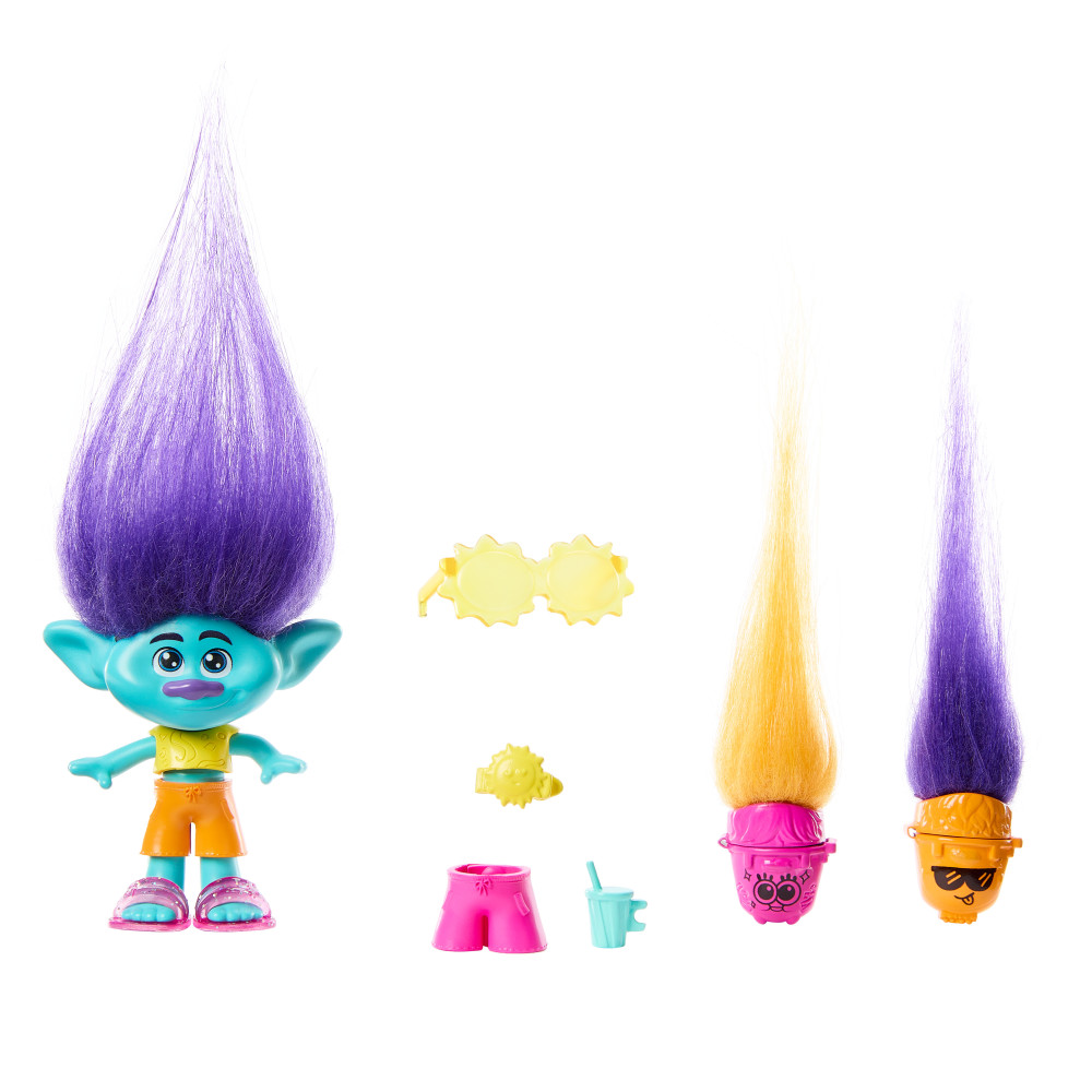 MUÑECA TROLLS HNF12 HAIR POPS BRANCH UNA SORPRESA AL INTERIOR - 5