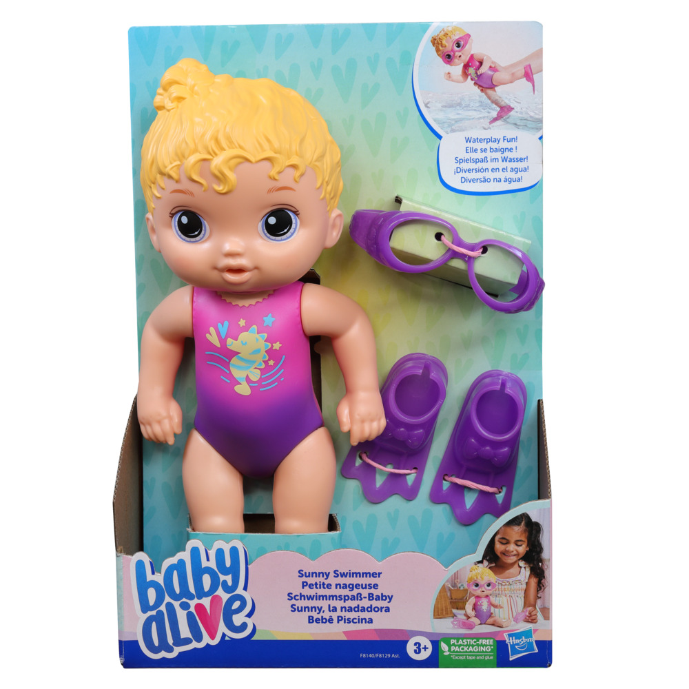 MUÑECA BABY ALIVE SUNNY SWIMMER BLDH - 2