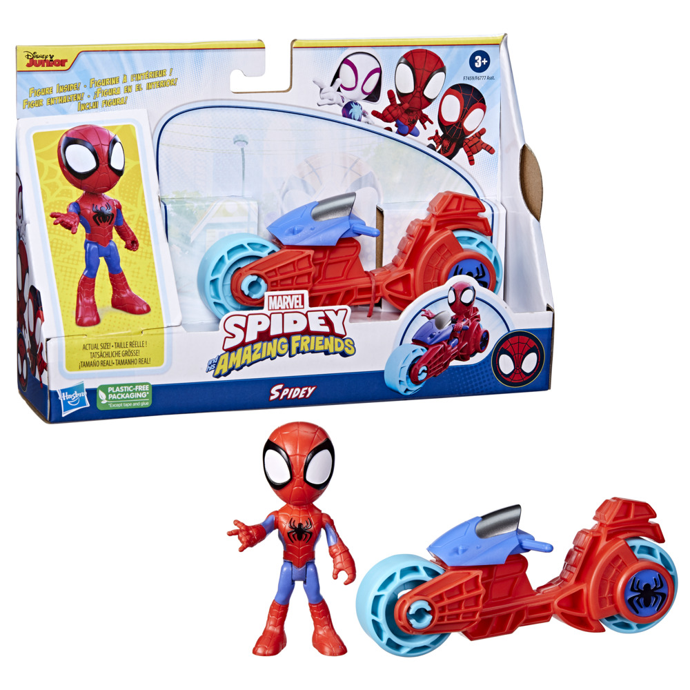 FIGURA ACCION SPIDEY AND FRIENDS F6777 MOTO Y SURTIDO - 3