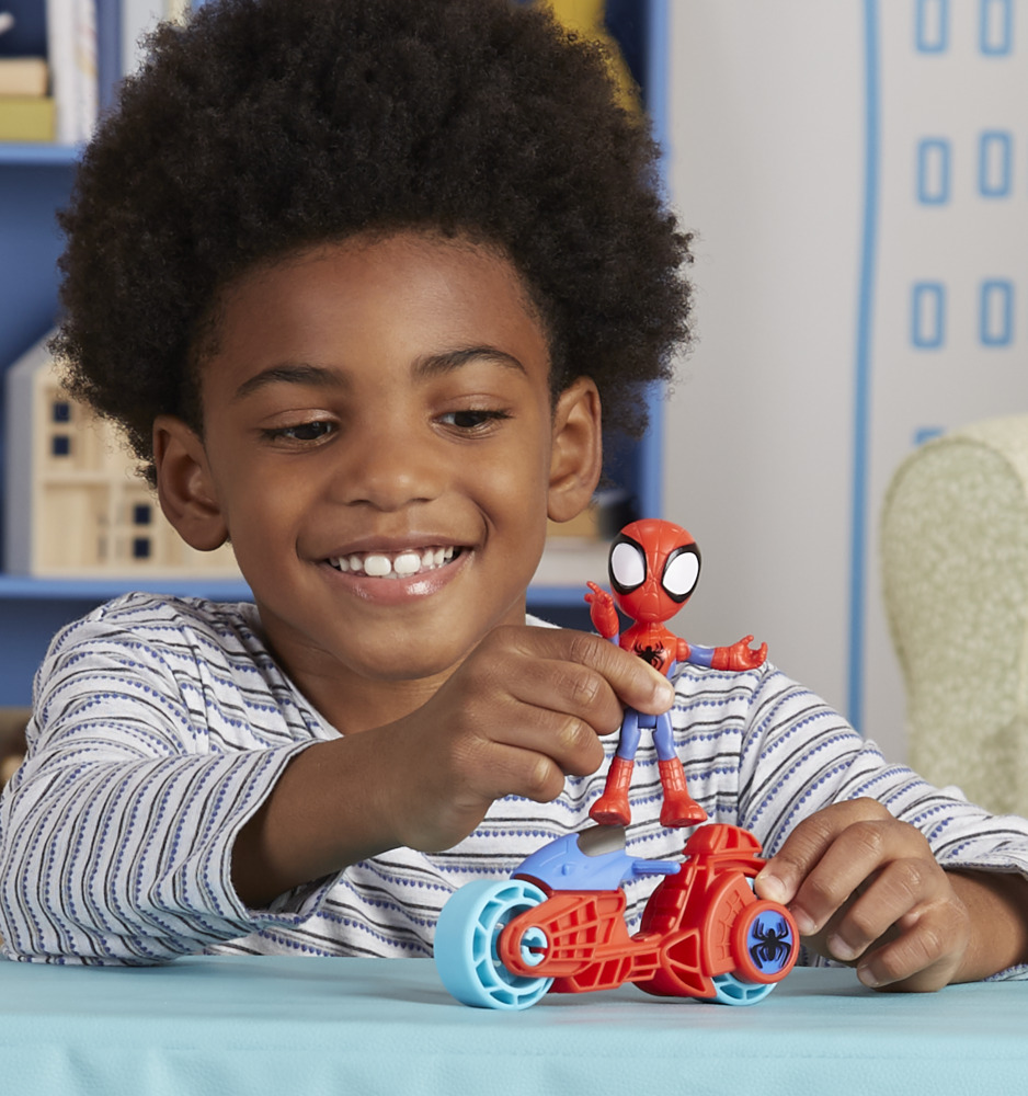 FIGURA ACCION SPIDEY AND FRIENDS F6777 MOTO Y SURTIDO - 6