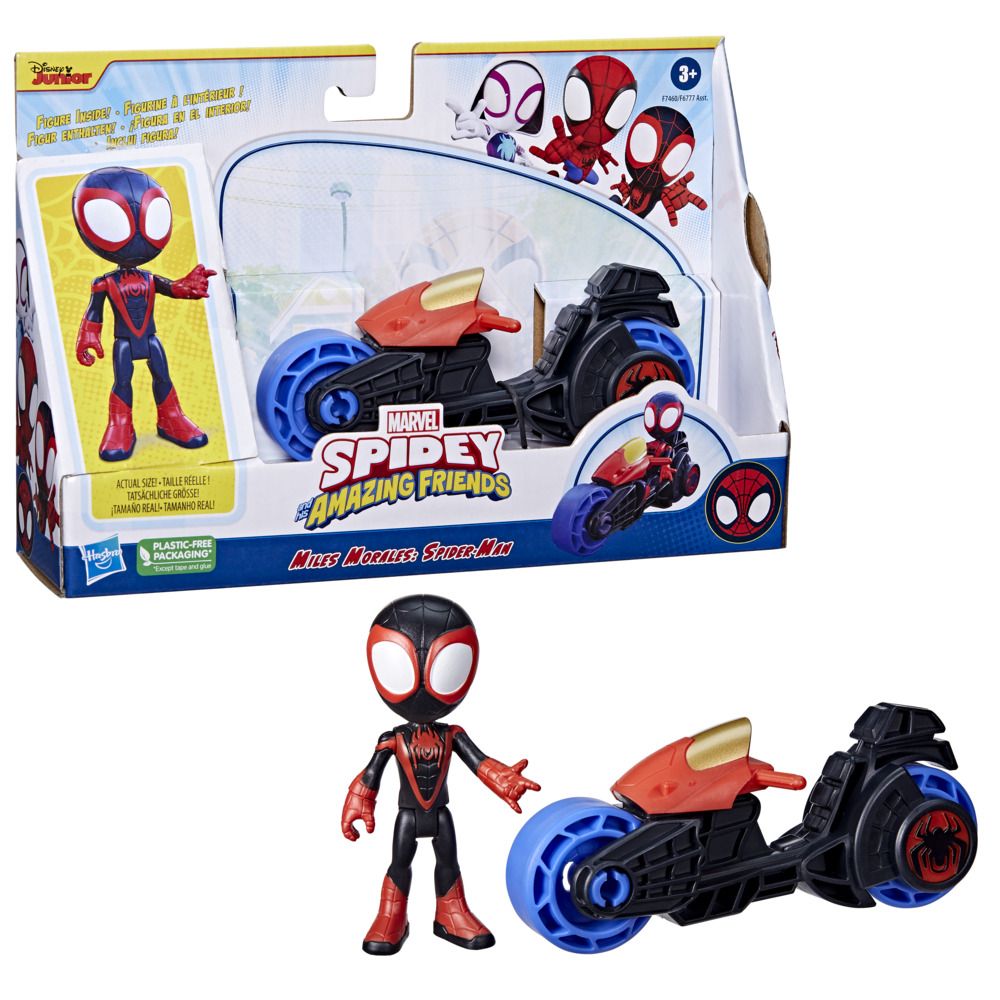FIGURA ACCION SPIDEY AND FRIENDS F6777 MOTO Y SURTIDO - 3