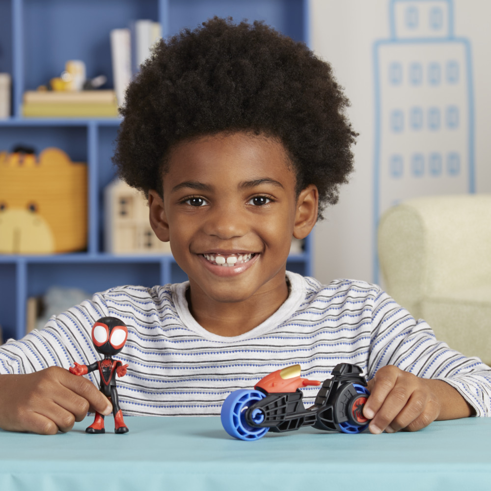 FIGURA ACCION SPIDEY AND FRIENDS F6777 MOTO Y SURTIDO - 7