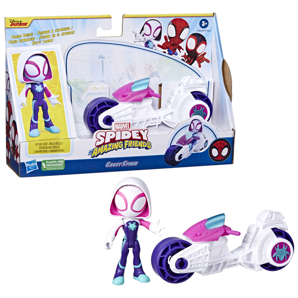 FIGURA ACCION SPIDEY AND FRIENDS F6777 MOTO Y SURTIDO - 3