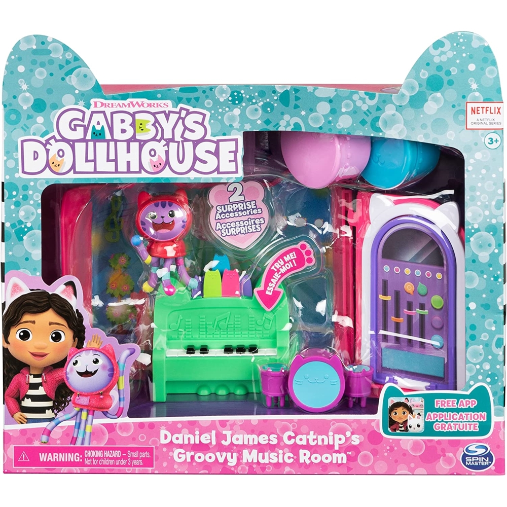 SET GABBY'S DOLLHOUSE 6065830 LUJO CUARTO MUSICA GABBYS - 5