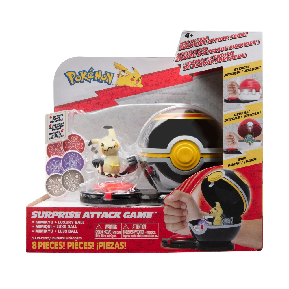 PACK FIGURAS DE ACCIÓN POKÉMON ATAQUE SORPRESA - 4