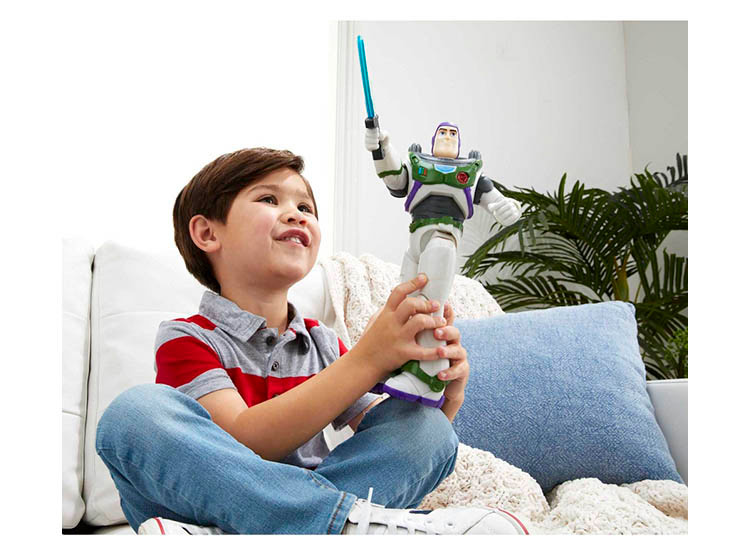 CERDÁ Buzz Lightyear Schulrucksack Mit LED-Lichtern – Für Kinder, 25x31x10 Cm, Seitliches Netz Für Flasche