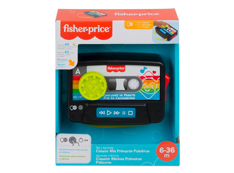 Smartphone De Juguete Fisher-Price Laugh & Learn Para Bebés +9 Meses | 2 En 1, Con Luces, Música Y Más De 75 Canciones Educativas