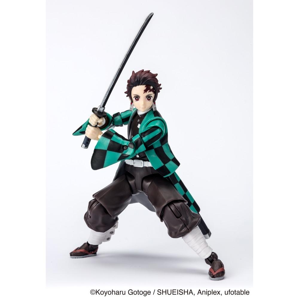Zhongkaihua Anime Figure Tanjiro/Nezuko/Zenitsu/Shinobu/Inosuke/Tengen Figura Mini Versione Action Figure Posizione Seduta Decorazione Collezione 8 pezzi