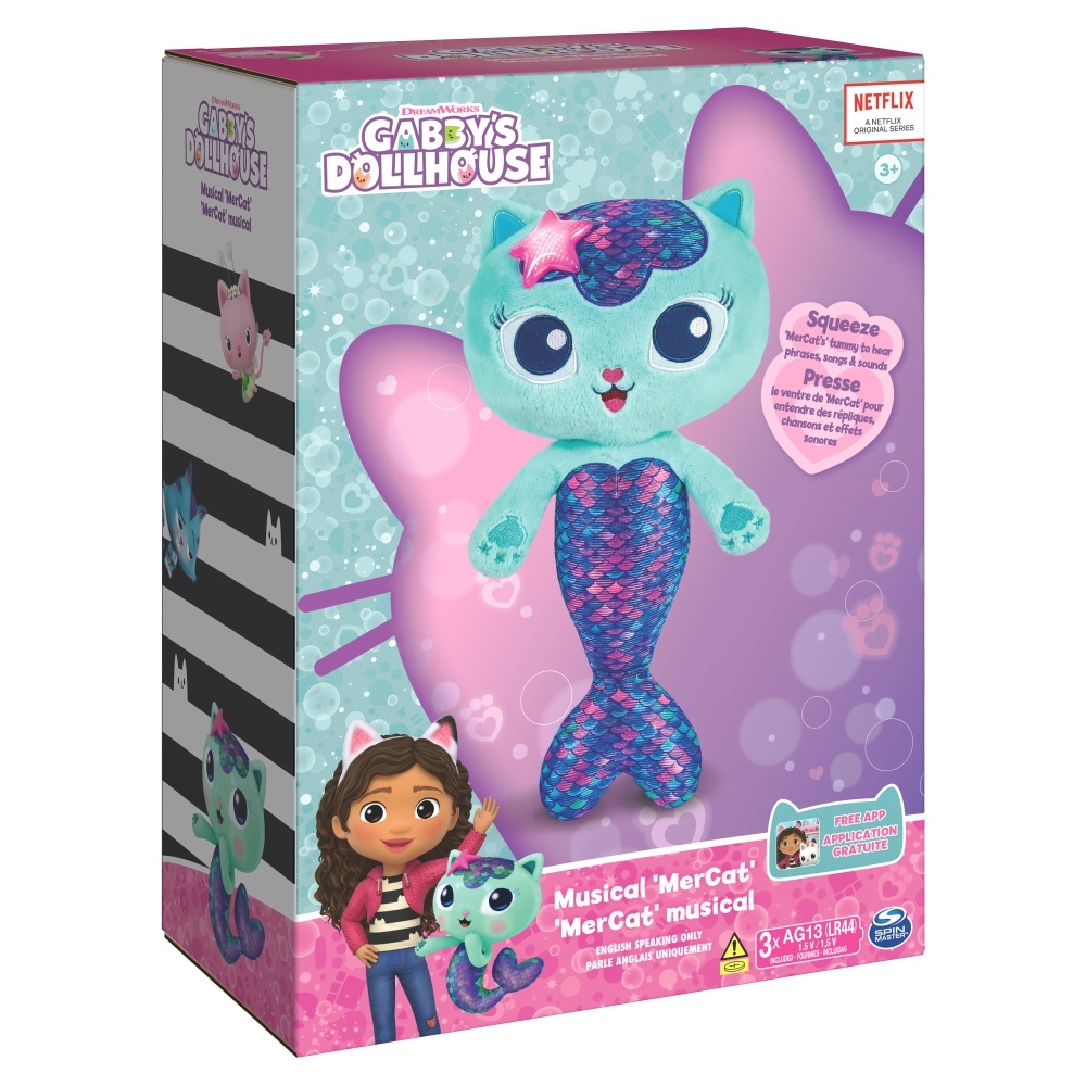 PELUCHE GABBY'S DOLLHOUSE 6064846 INTERACTIVO GABBYS 25CM - 6