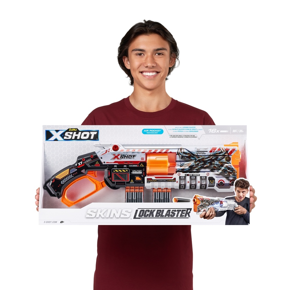 LANZADOR X-SHOT 36606 DARDOS SEGURIDAD SKINS - 4