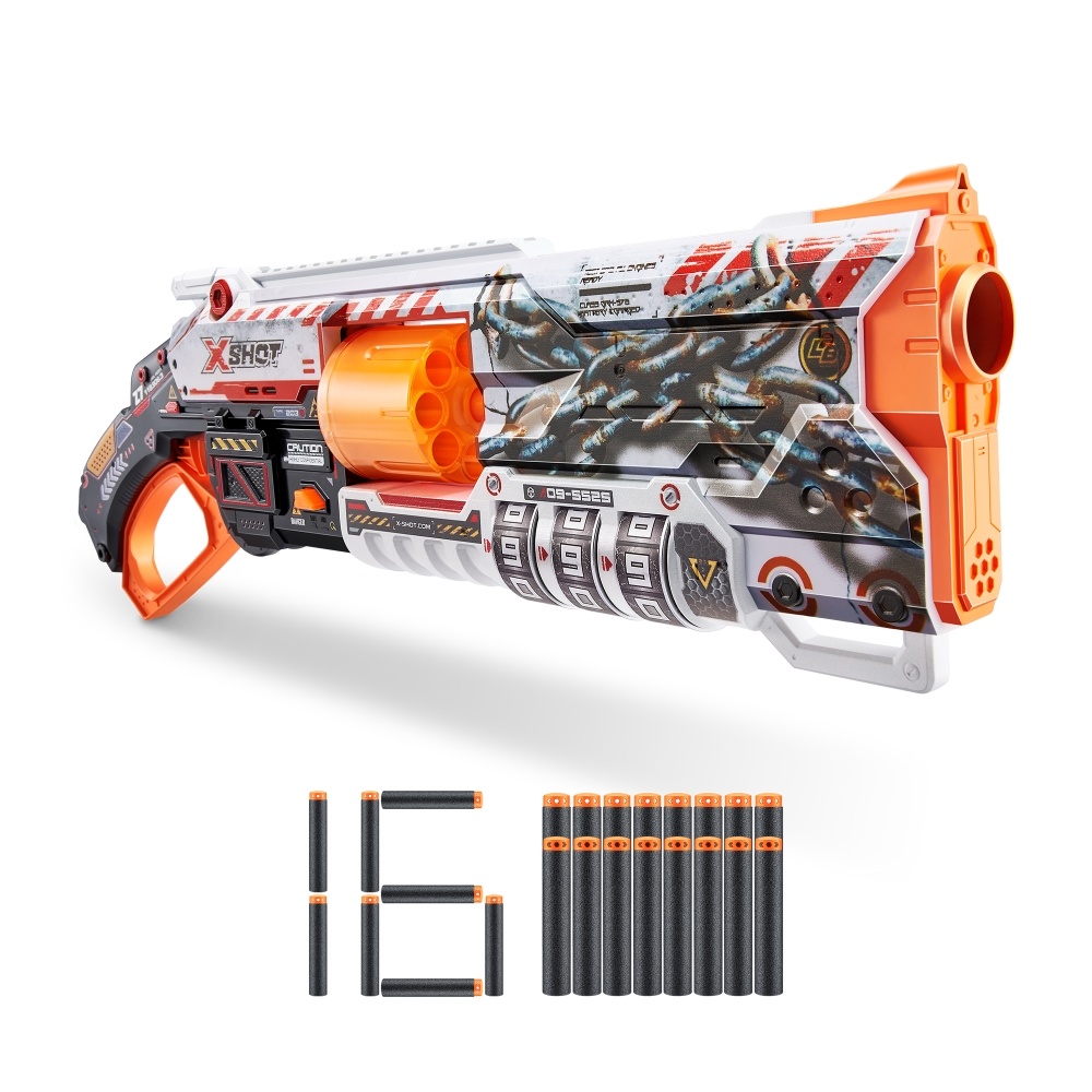 LANZADOR X-SHOT 36606 DARDOS SEGURIDAD SKINS - 1