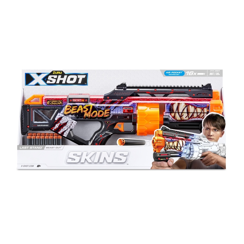 LANZADOR DE DARDOS SKINS LAST STAND  X-SHOT - 3