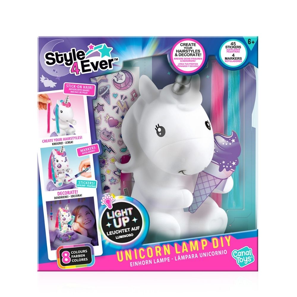 The Glowhouse – Moulin à Vent Licorne Lumineux, Tourbillons De LED Colorées, 38 Cm – Magique !