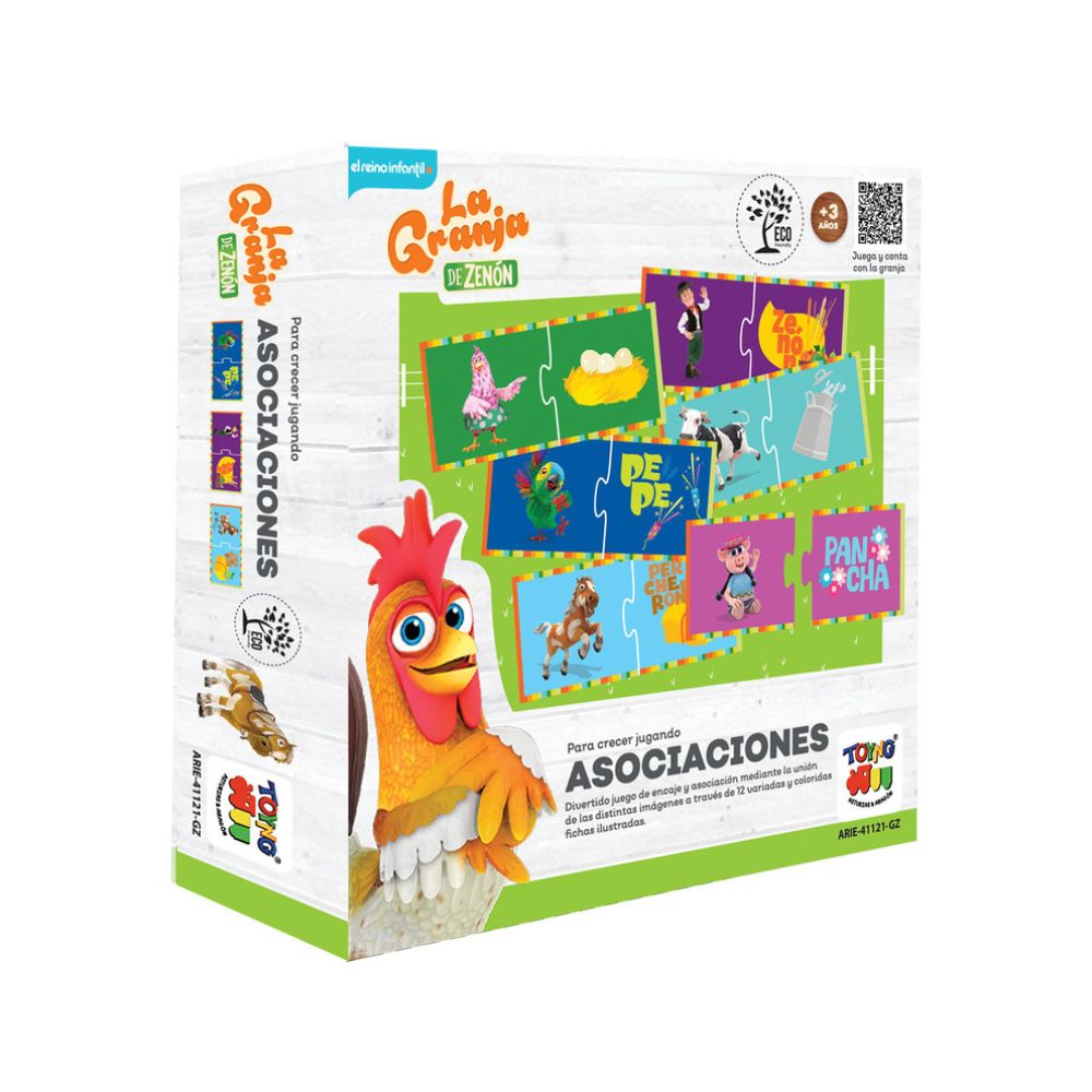 JUEGO DIDACTICO LA GRANJA DE ZENÓN ASOCIACIONES - 1