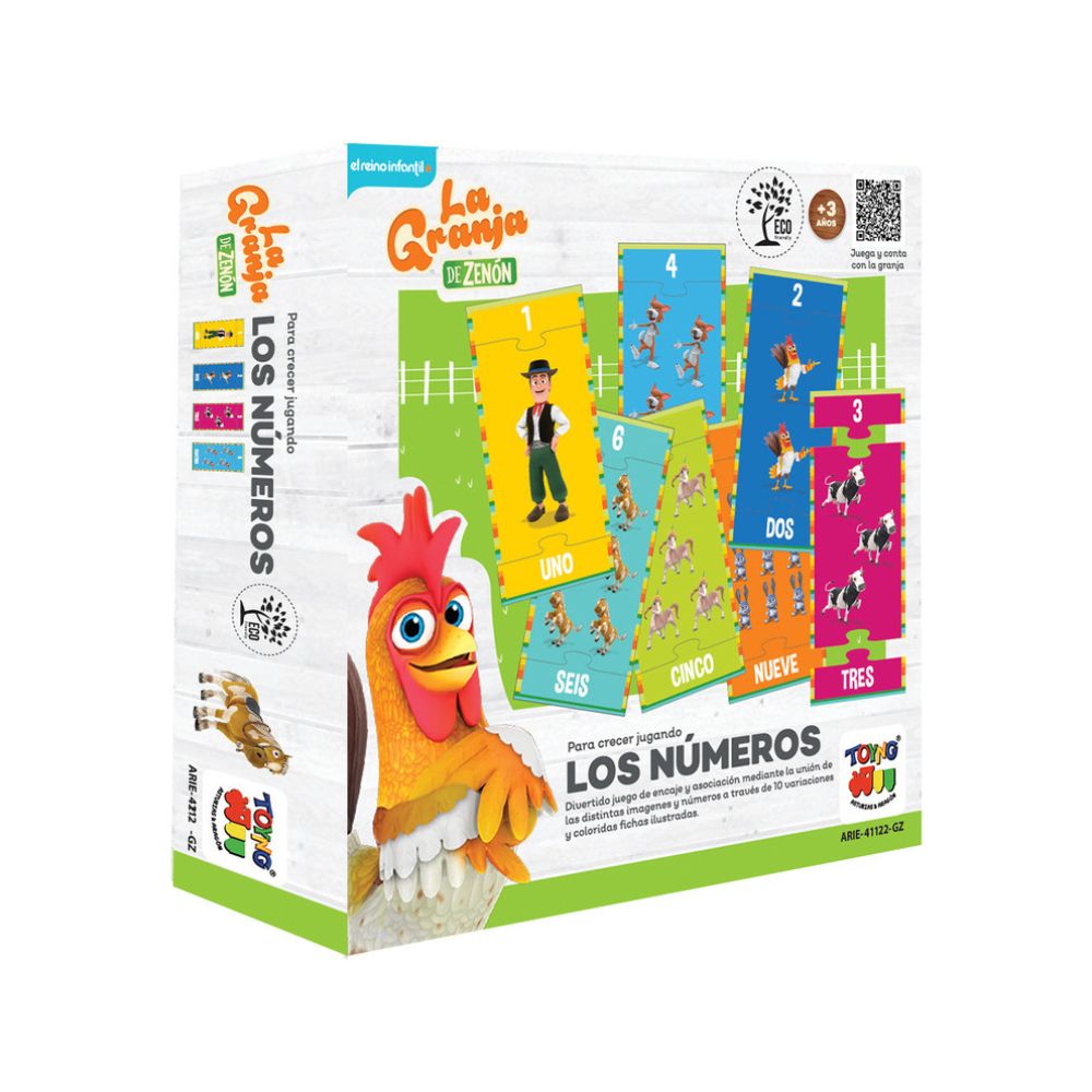 JUEGO DIDACTICO LA GRANJA DE ZENÓN NUMEROS 1 AL 10 - 1