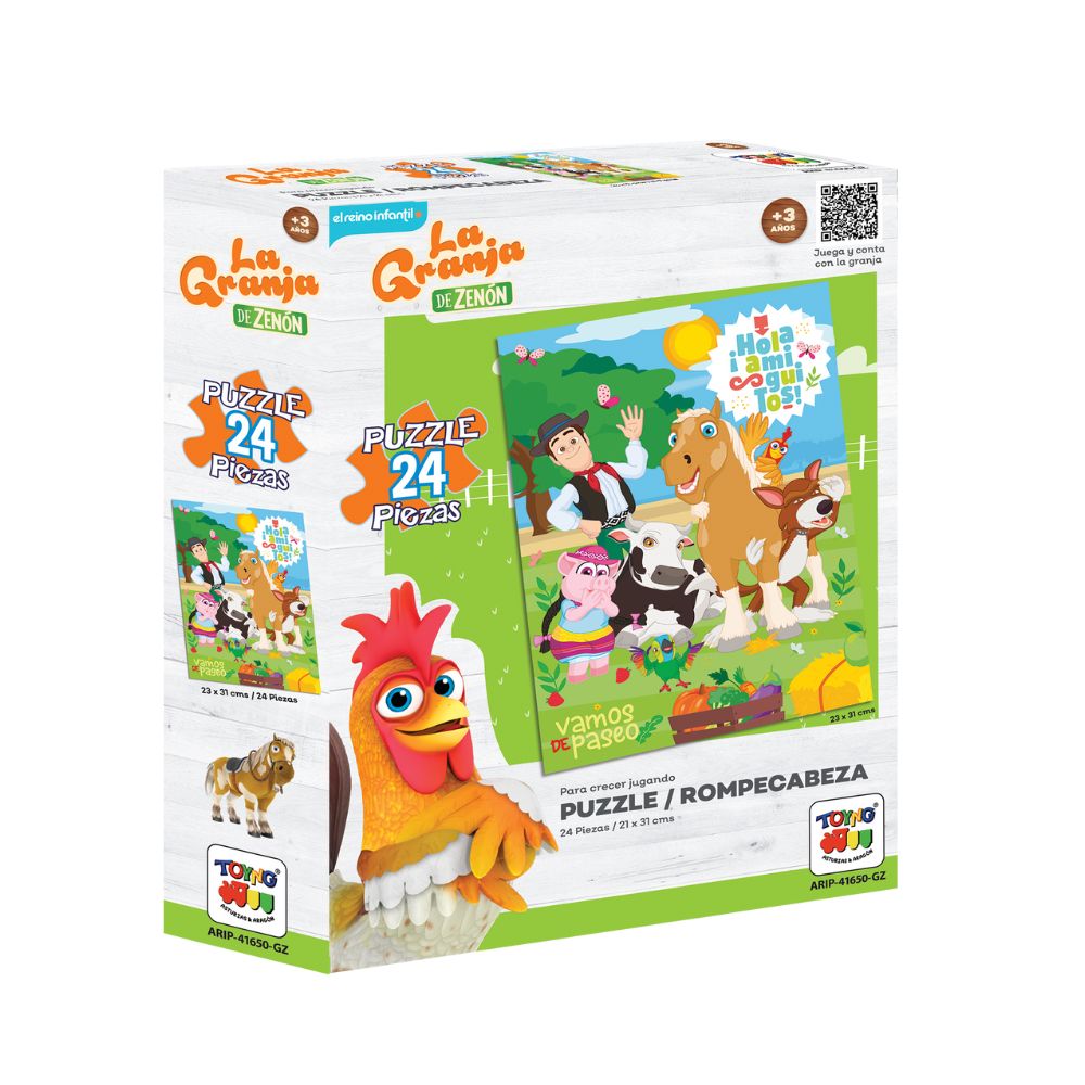 ROMPECABEZAS LA GRANJA DE ZENÓN MIS PRIMEROS PUZZLES 24 PIEZAS - 1