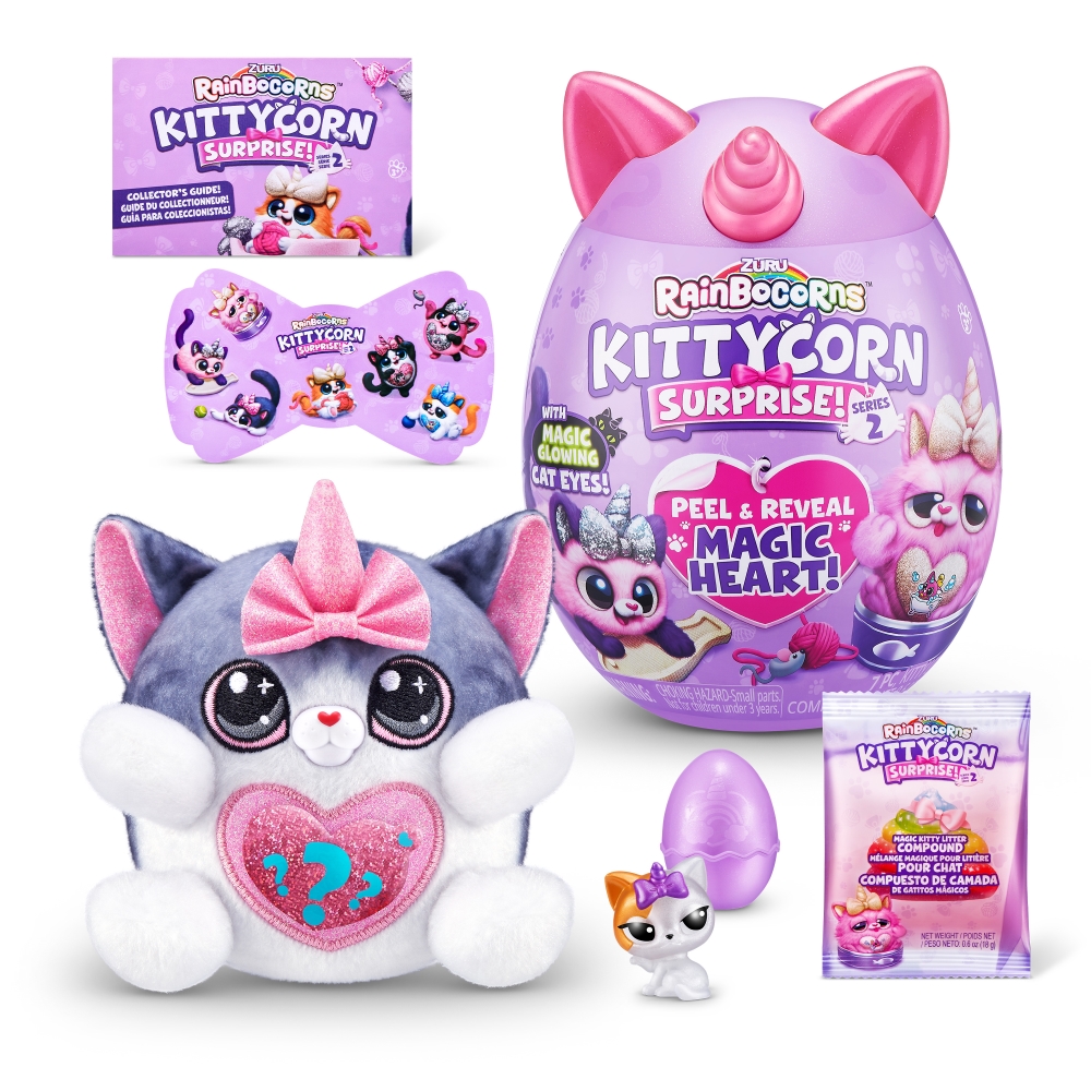 PELUCHE 9279 GATO SORPRESA ASST RAINBOCORNS - 2