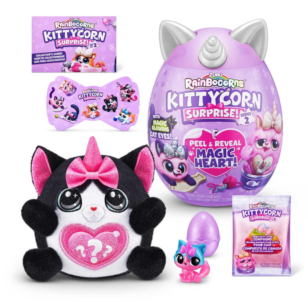 PELUCHE 9279 GATO SORPRESA ASST RAINBOCORNS - 4