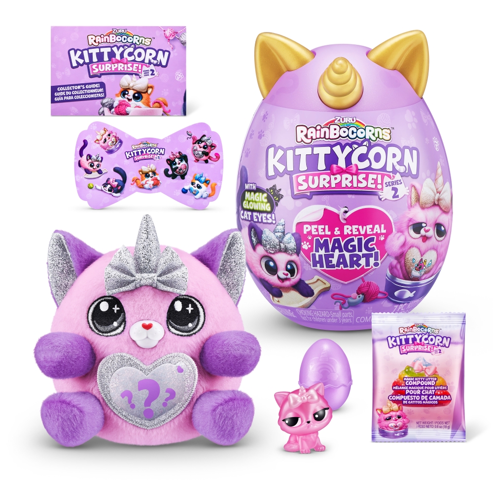 PELUCHE 9279 GATO SORPRESA ASST RAINBOCORNS - 5