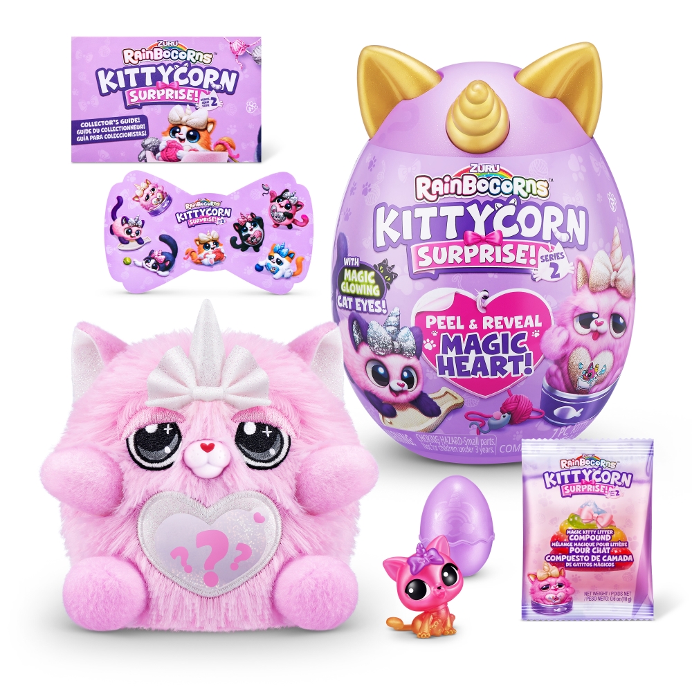 PELUCHE 9279 GATO SORPRESA ASST RAINBOCORNS - 7