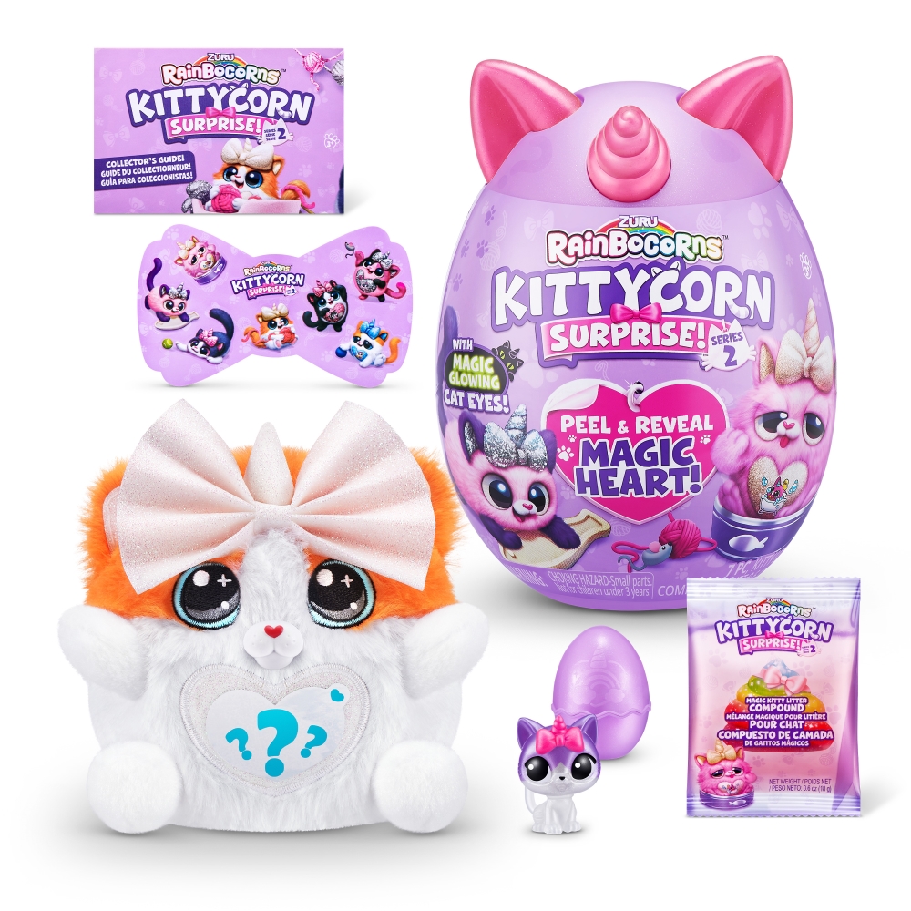 PELUCHE 9279 GATO SORPRESA ASST RAINBOCORNS - 1