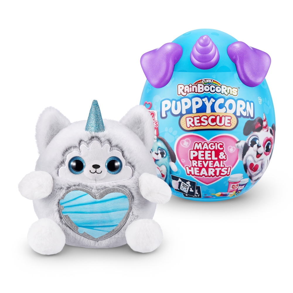 PELUCHE RAINBOCORNS 9261 CACHORRO RESCATE SORPRESA - 4