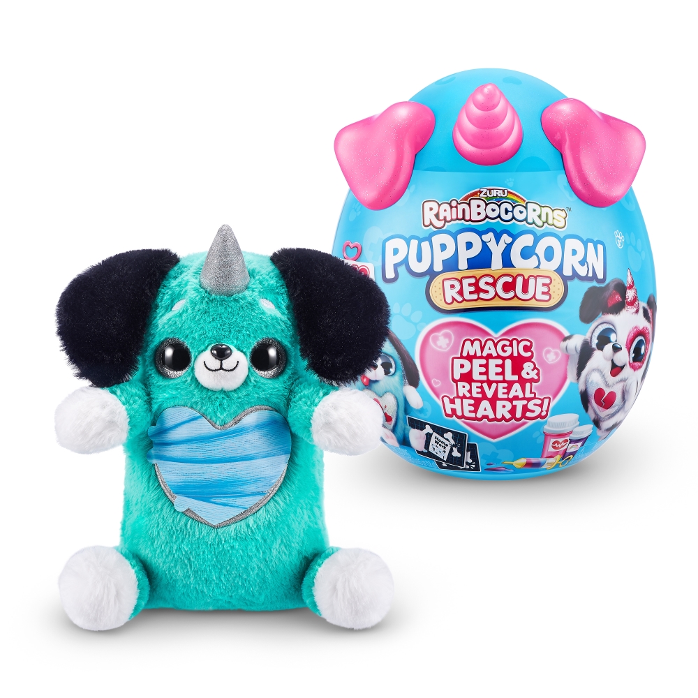 PELUCHE RAINBOCORNS 9261 CACHORRO RESCATE SORPRESA - 5