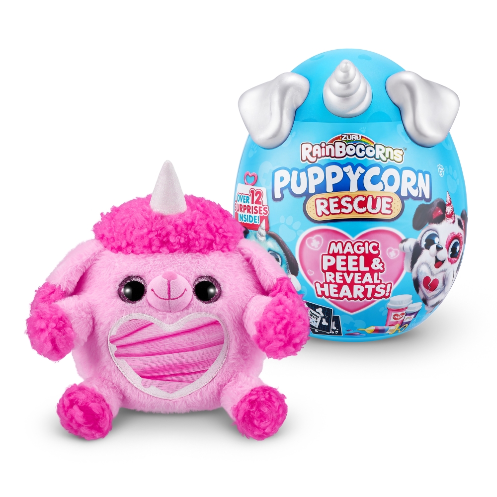 PELUCHE RAINBOCORNS 9261 CACHORRO RESCATE SORPRESA - 6