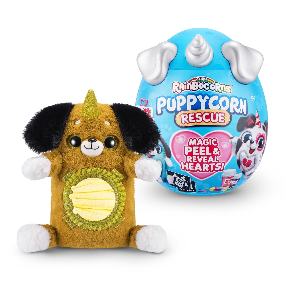 PELUCHE RAINBOCORNS 9261 CACHORRO RESCATE SORPRESA - 7