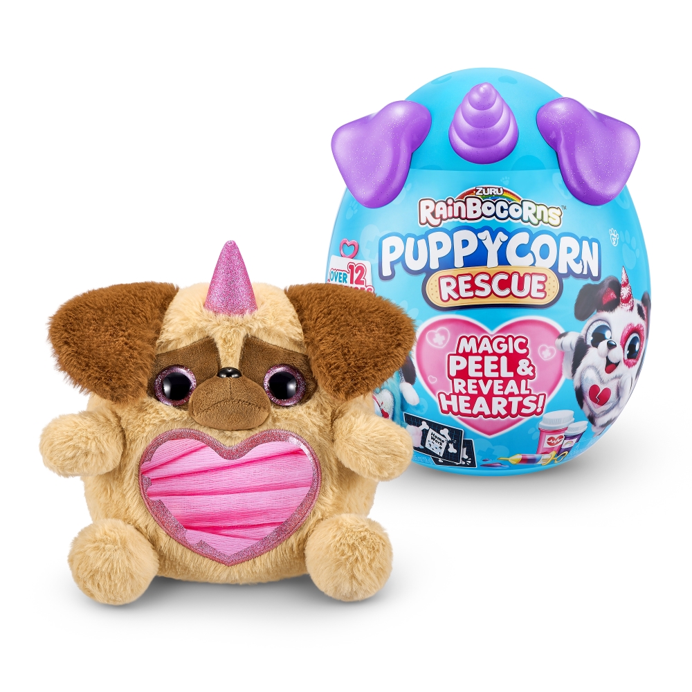 PELUCHE RAINBOCORNS 9261 CACHORRO RESCATE SORPRESA - 1